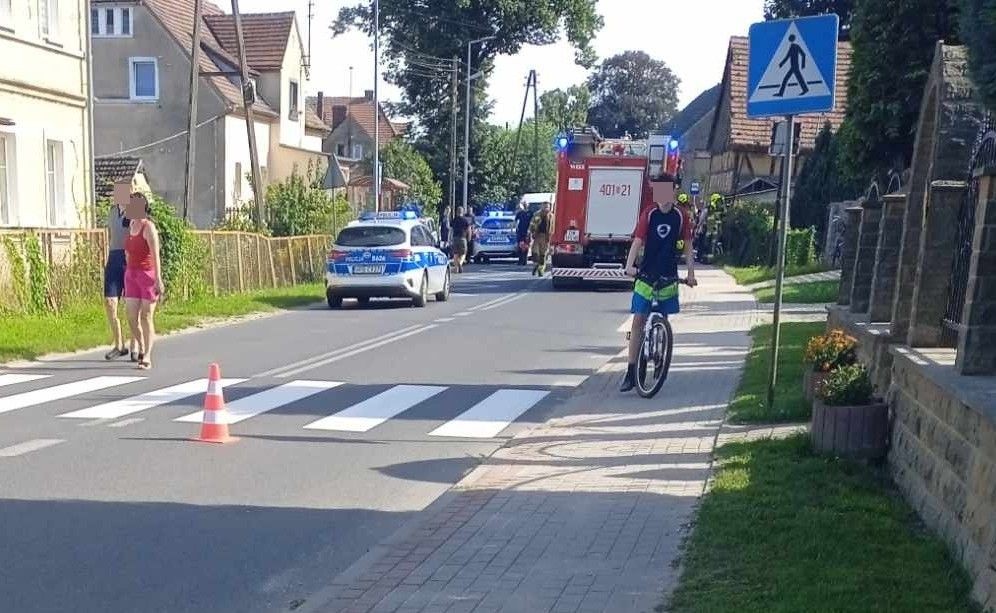 wypadek motocyklista raciborowice