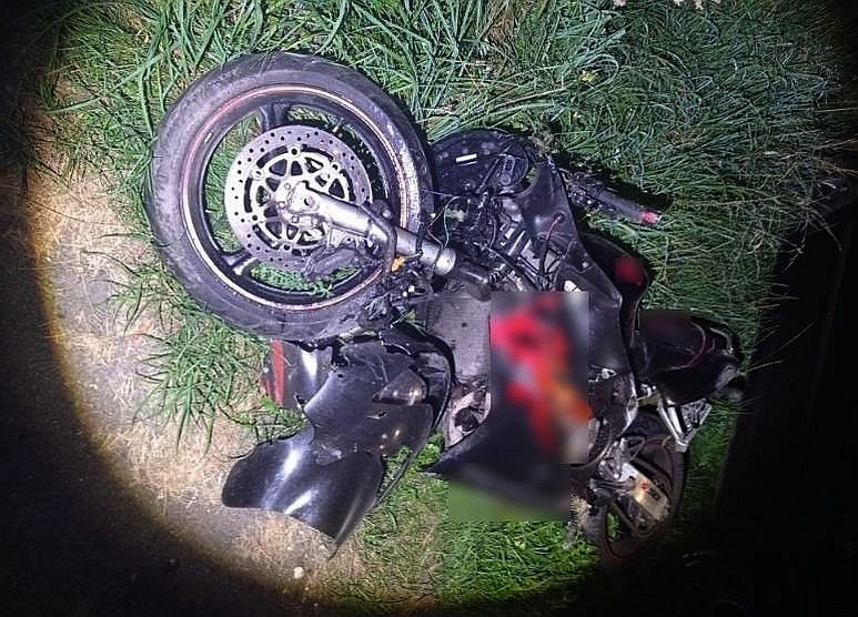 motocykl wypadek kradzież