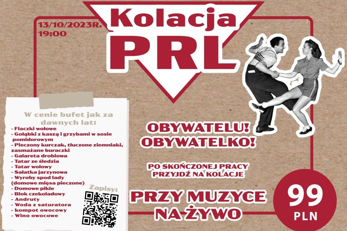 kolacja prl winestone bolesławiec