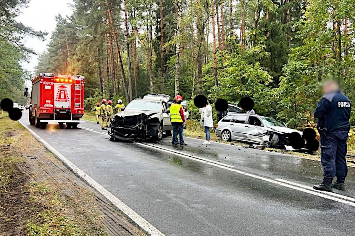 zderzenie bmw kliczków