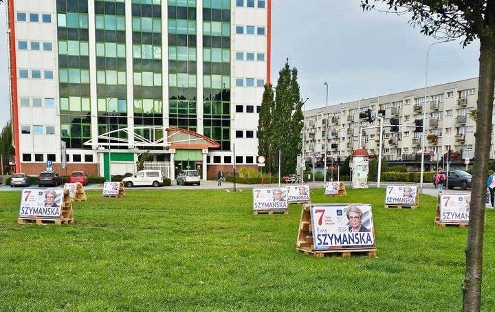 reklama wybory plakat ewa szymańska