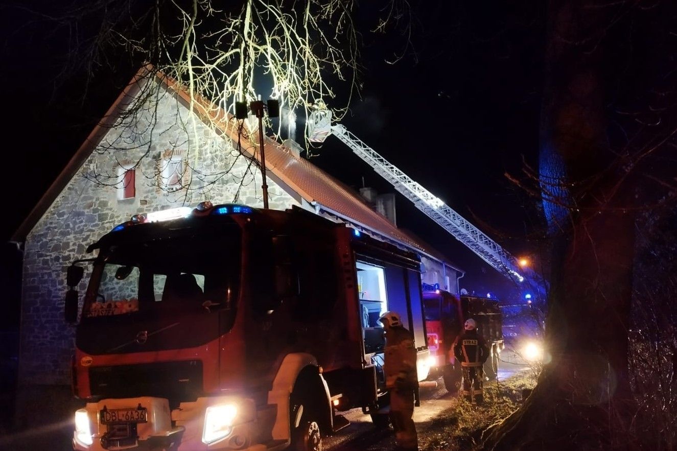 pożar modła
