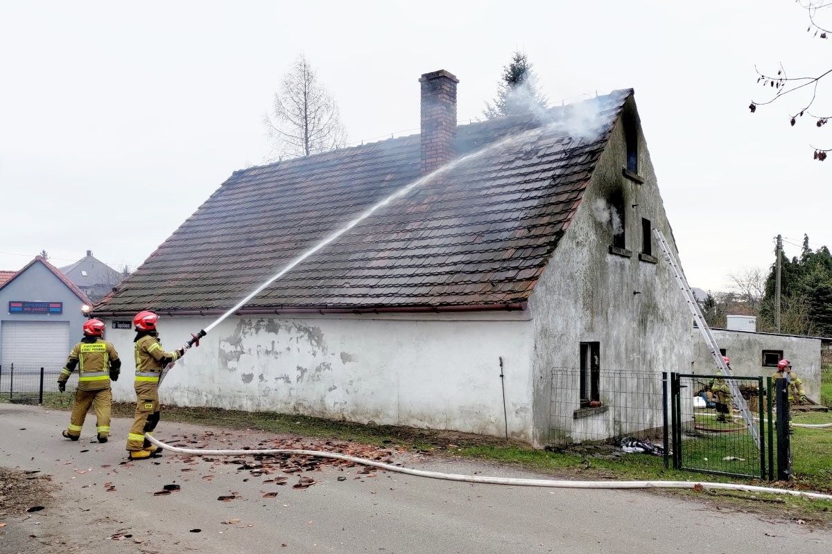 pożar kruszyn