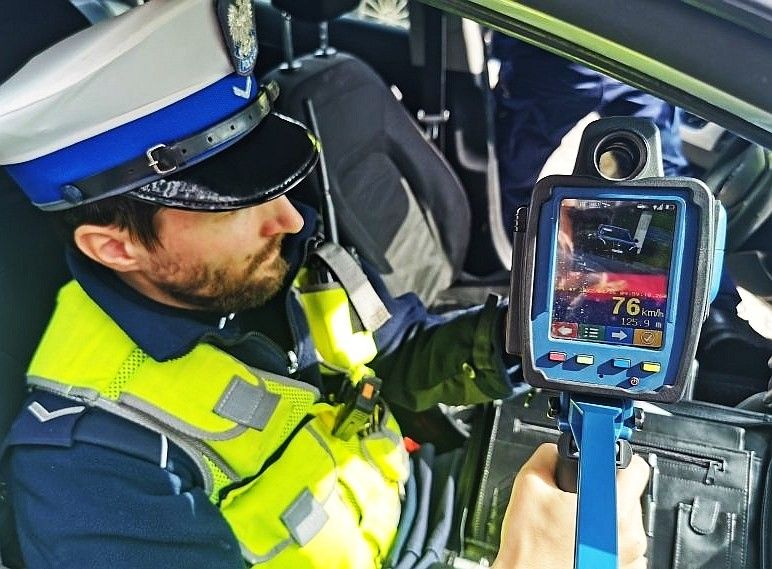 policjant radar