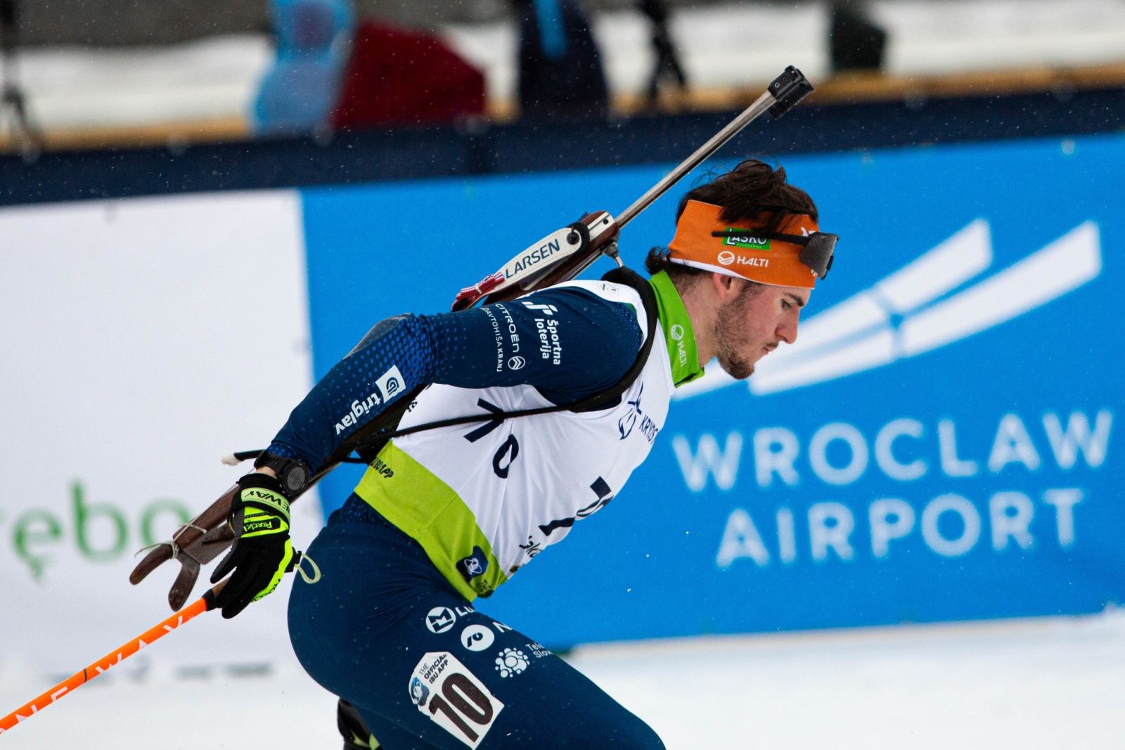 biathlonista zawody