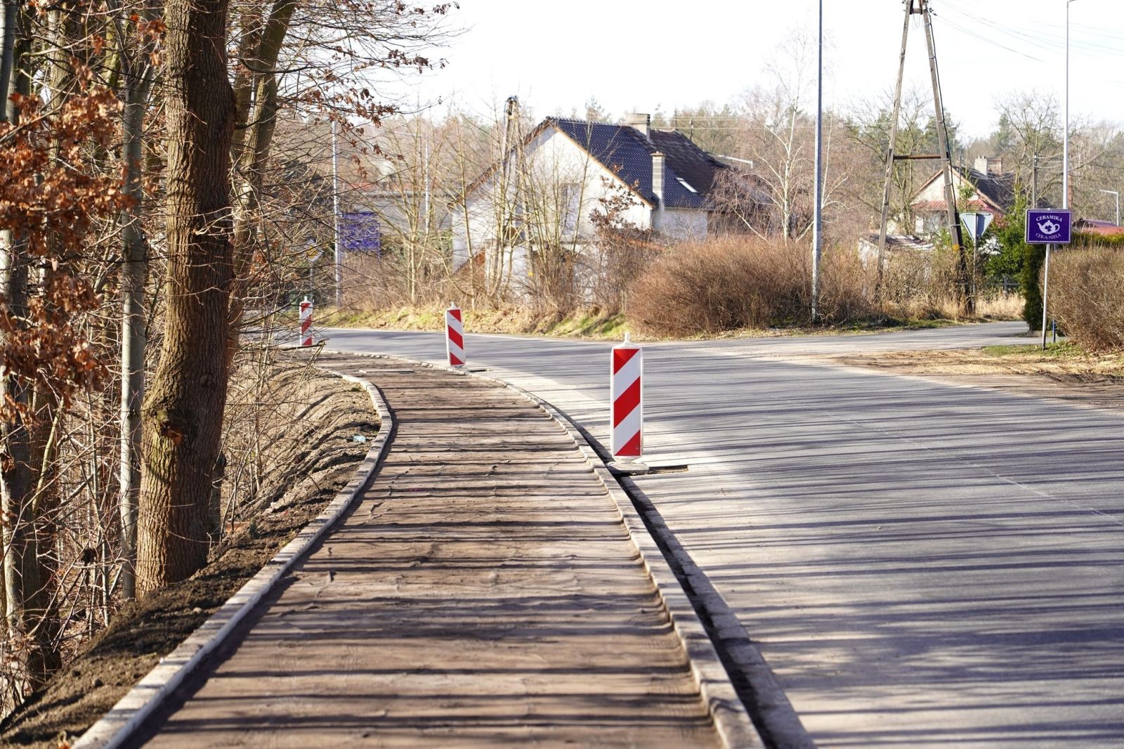 Zebrzydowa pavement