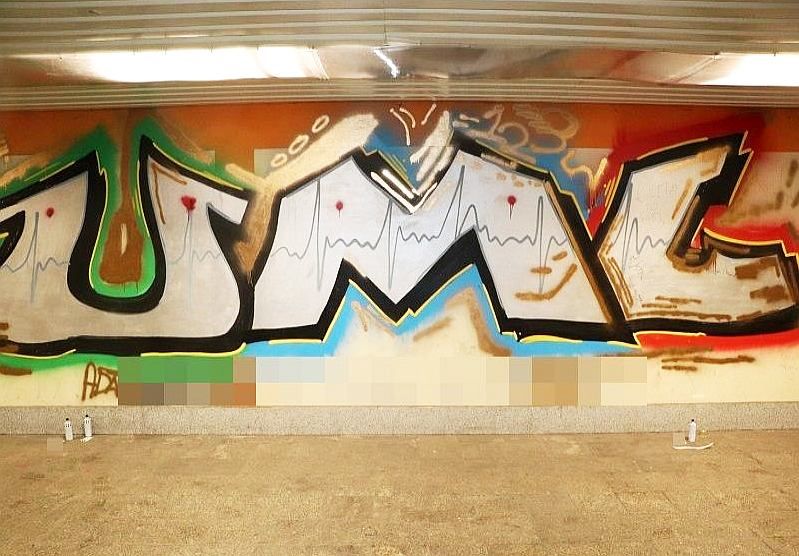 graffiti ściana