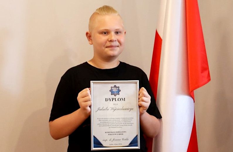 chłopak kuba lubin