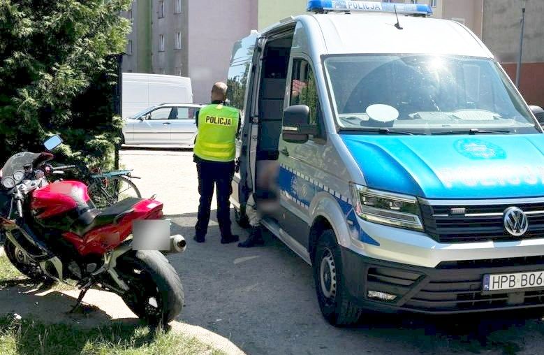 motocykl kontrola