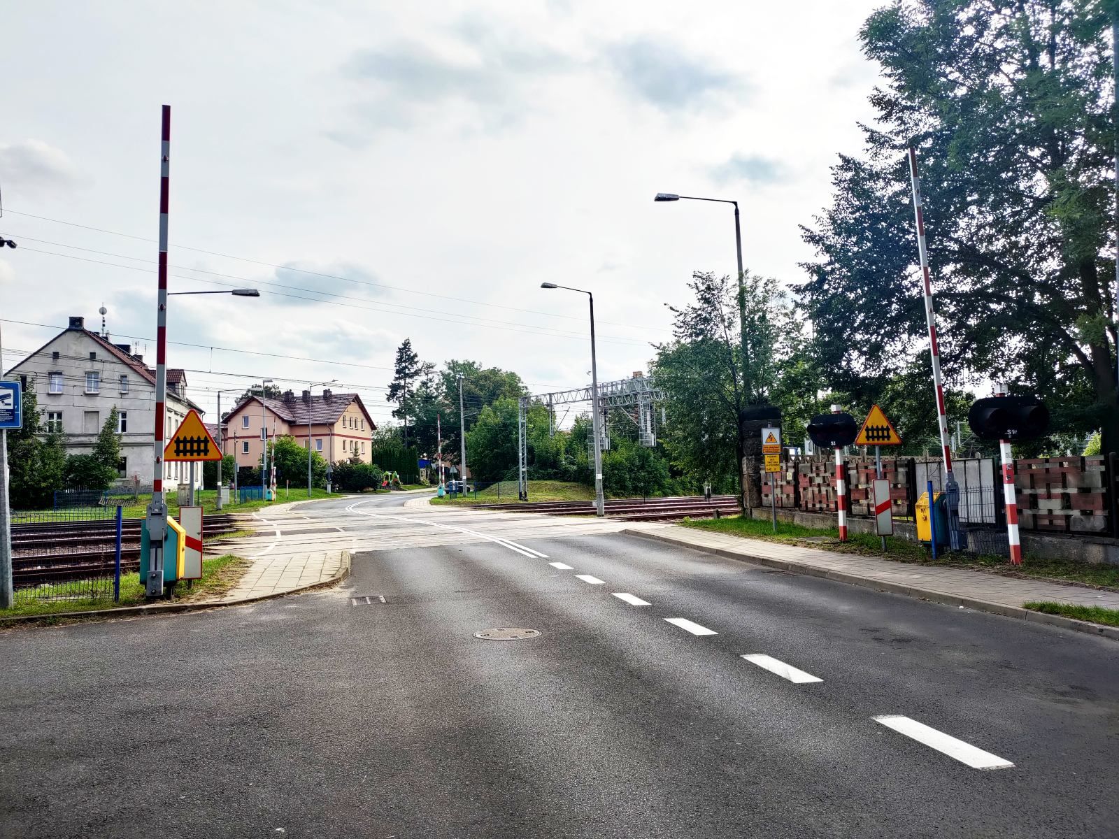 przejazd kolejowy modłowa