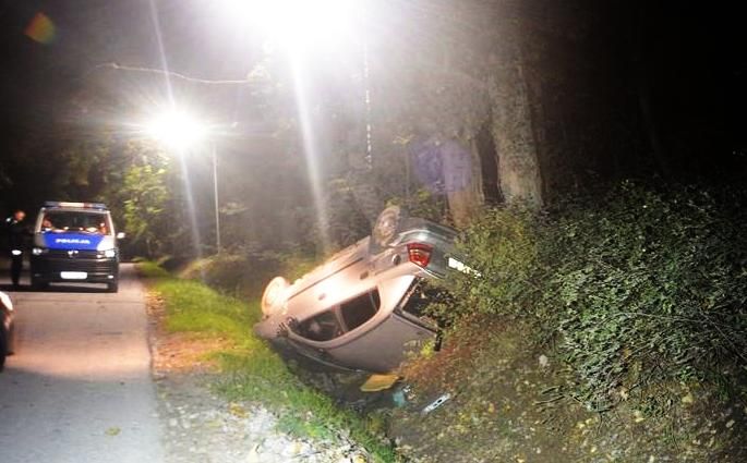 auto rów pijany kierowca