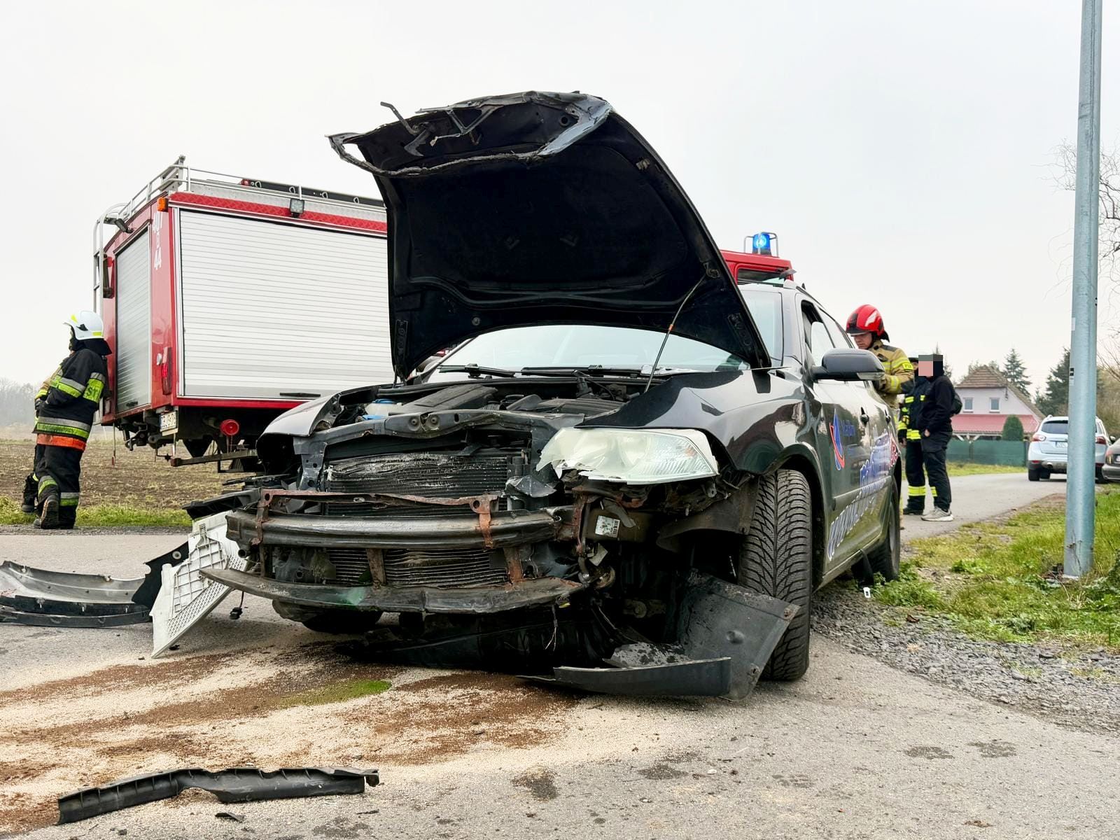 auto wypadek zderzenie