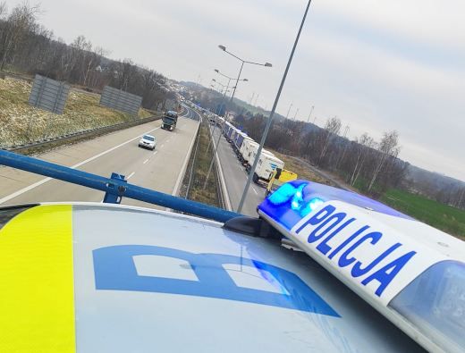 radiowóz autostrada