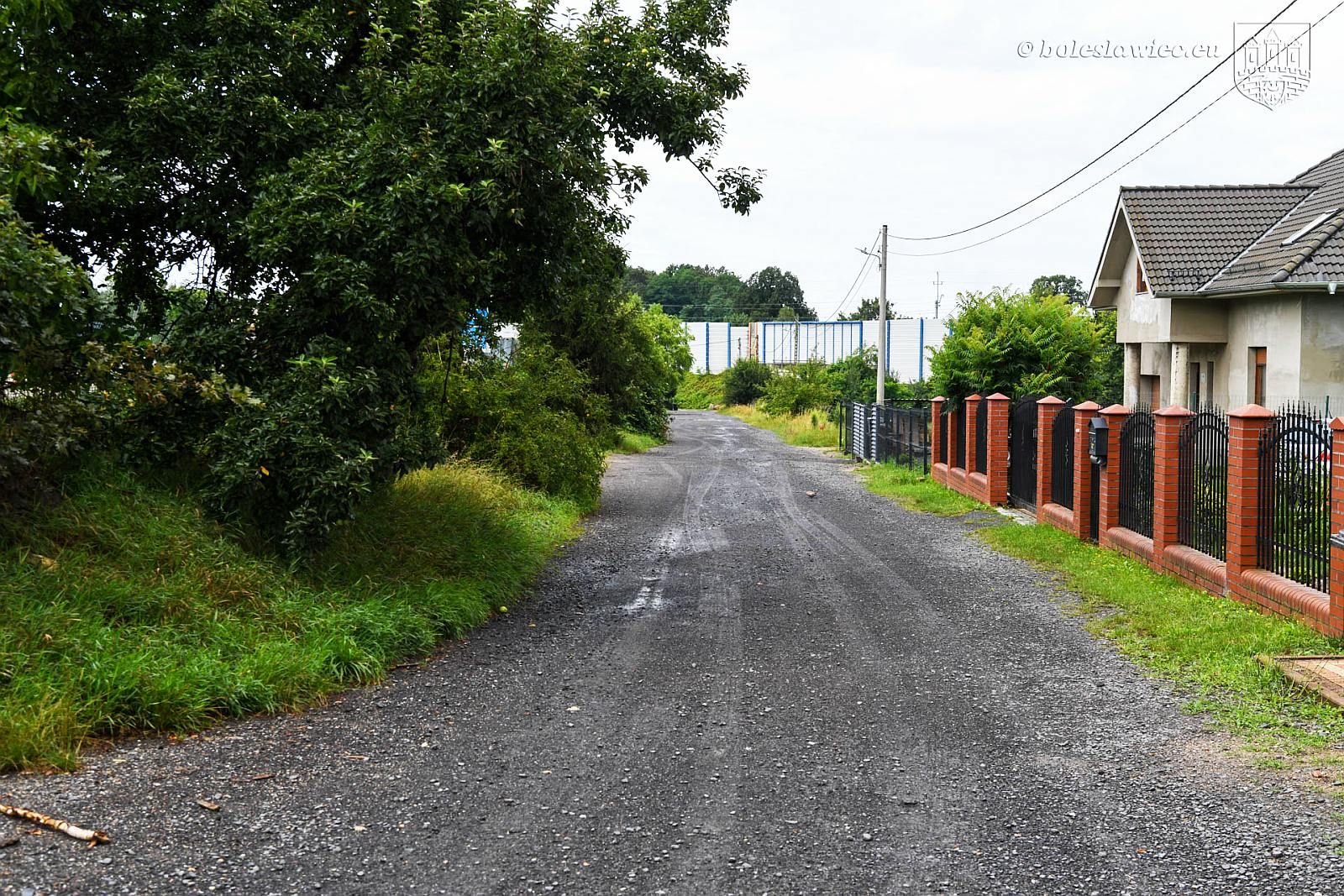 ulica widok przebudowa