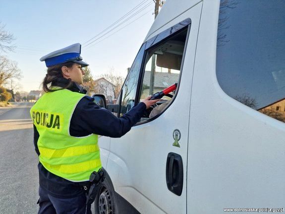 policjantka trzeźwość kontrola