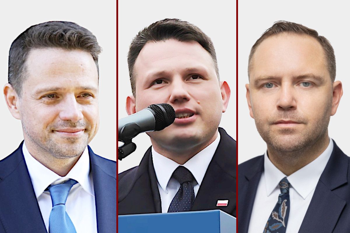 rafał trzaskowski sławomir mentzen karol nawrocki