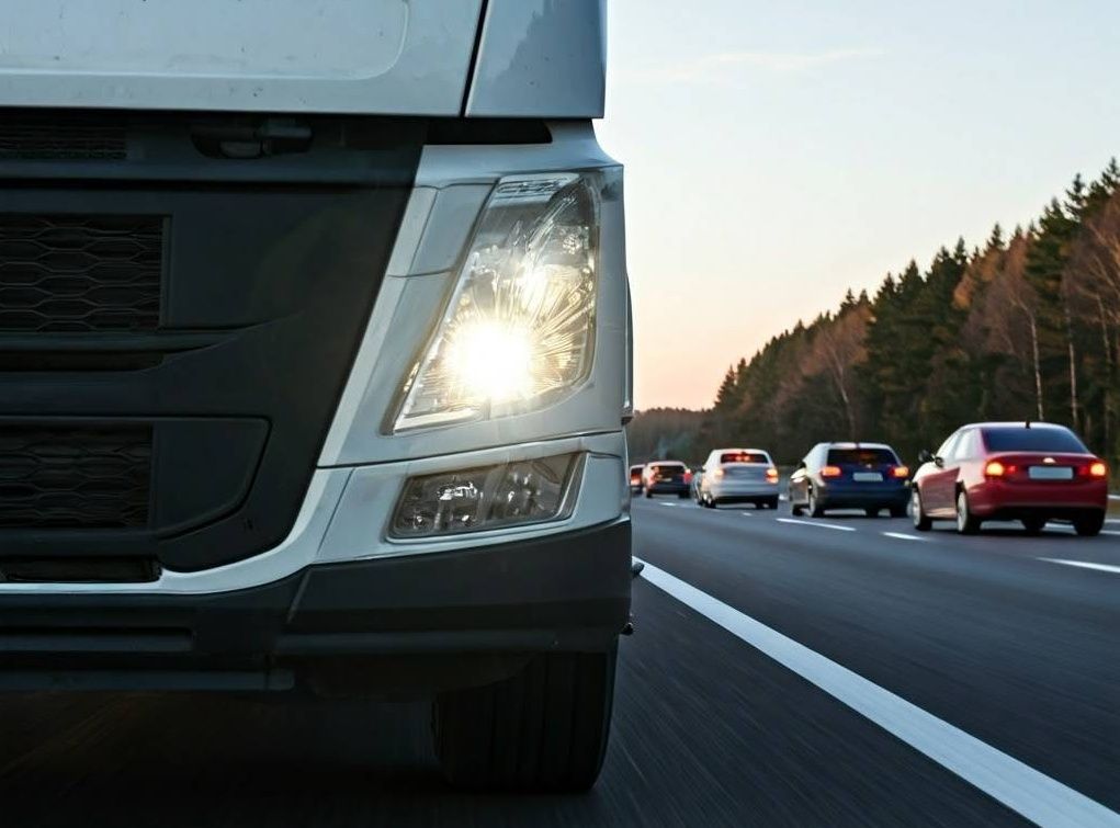 ciężarówka korek autostrada