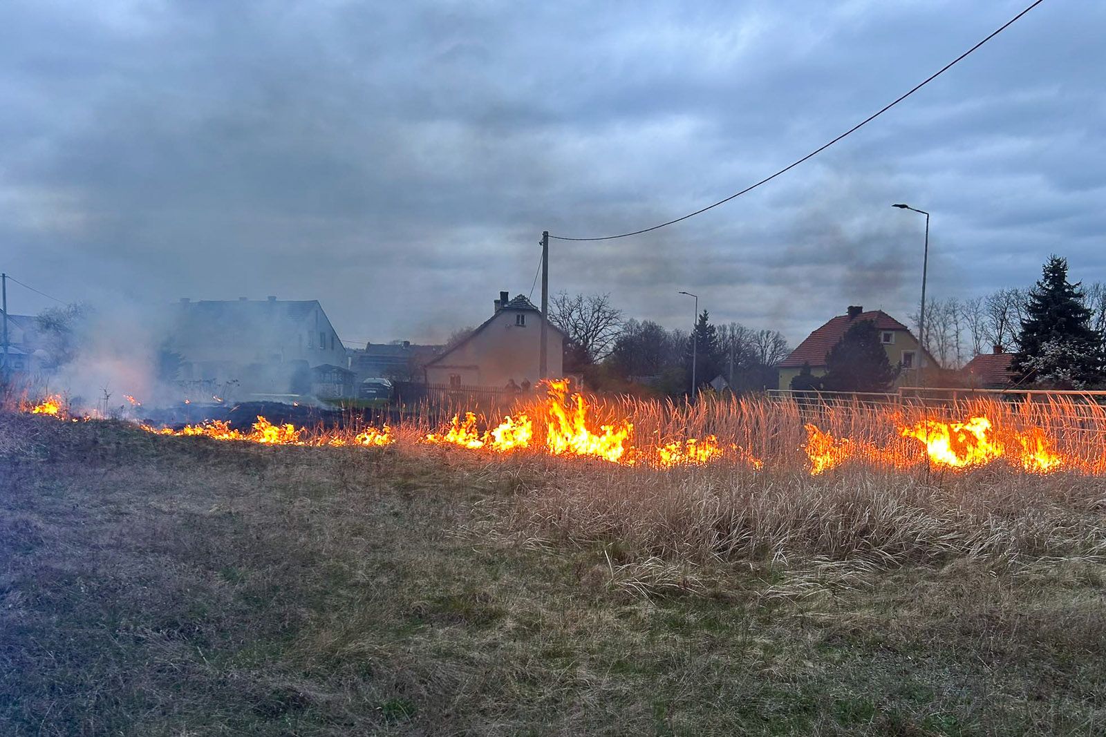 pożar