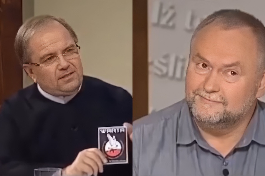 мем про Навроцького та Худибу