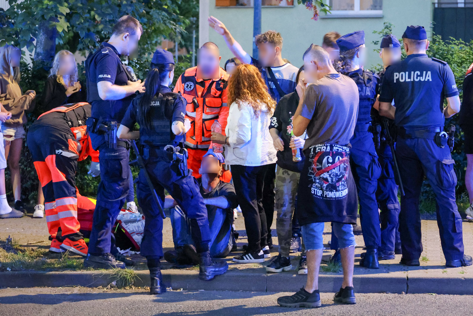 Gas and police