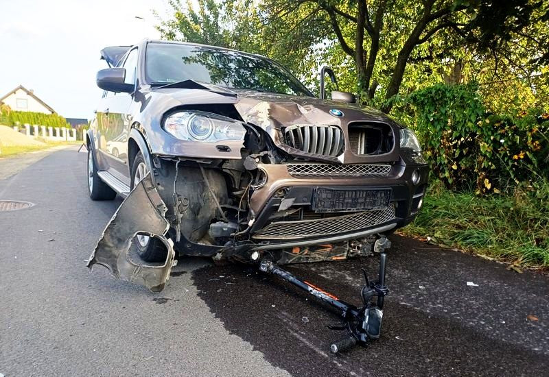 bmw wypadek złotoryja