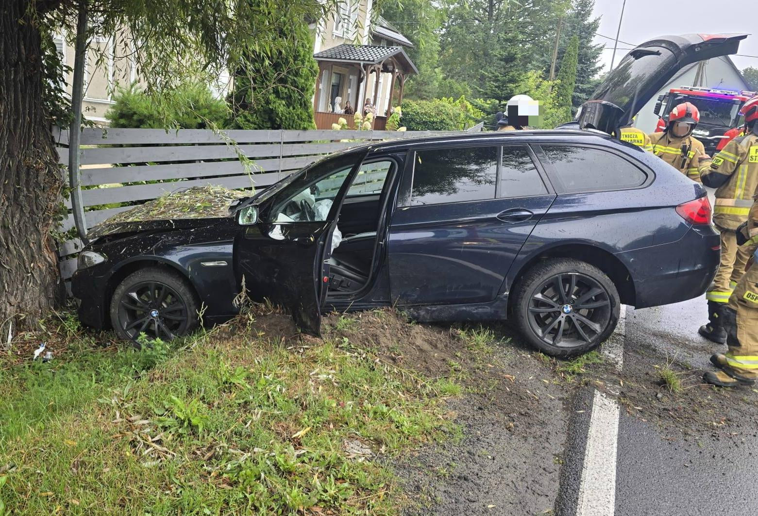 kolizja bmw dąbrowa bolesławiecka