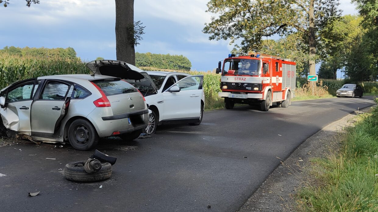Auta wypadek brunów