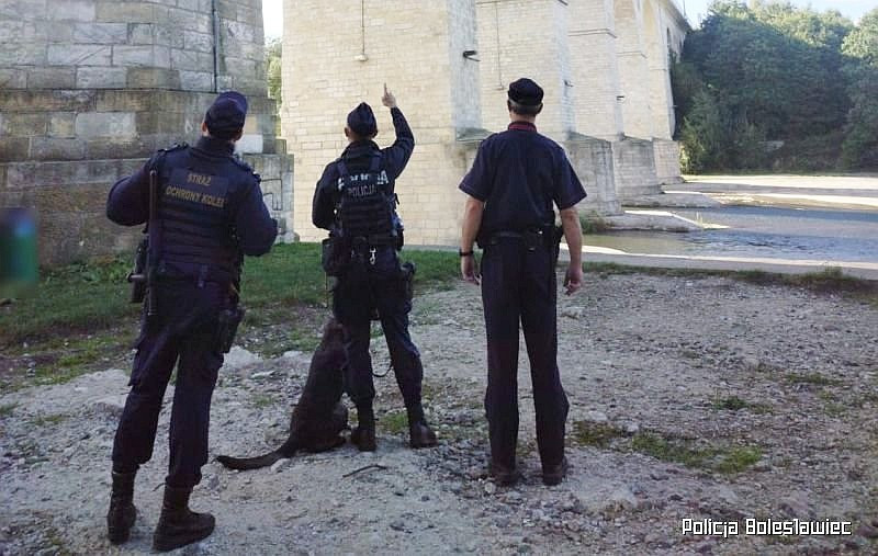 akcja policja wiadukt