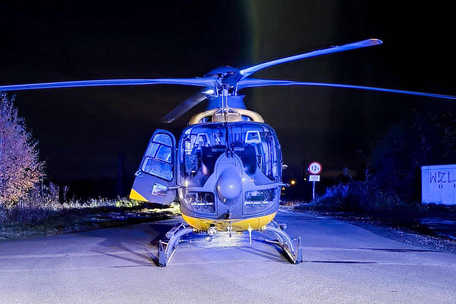 Air ambulance helicopter