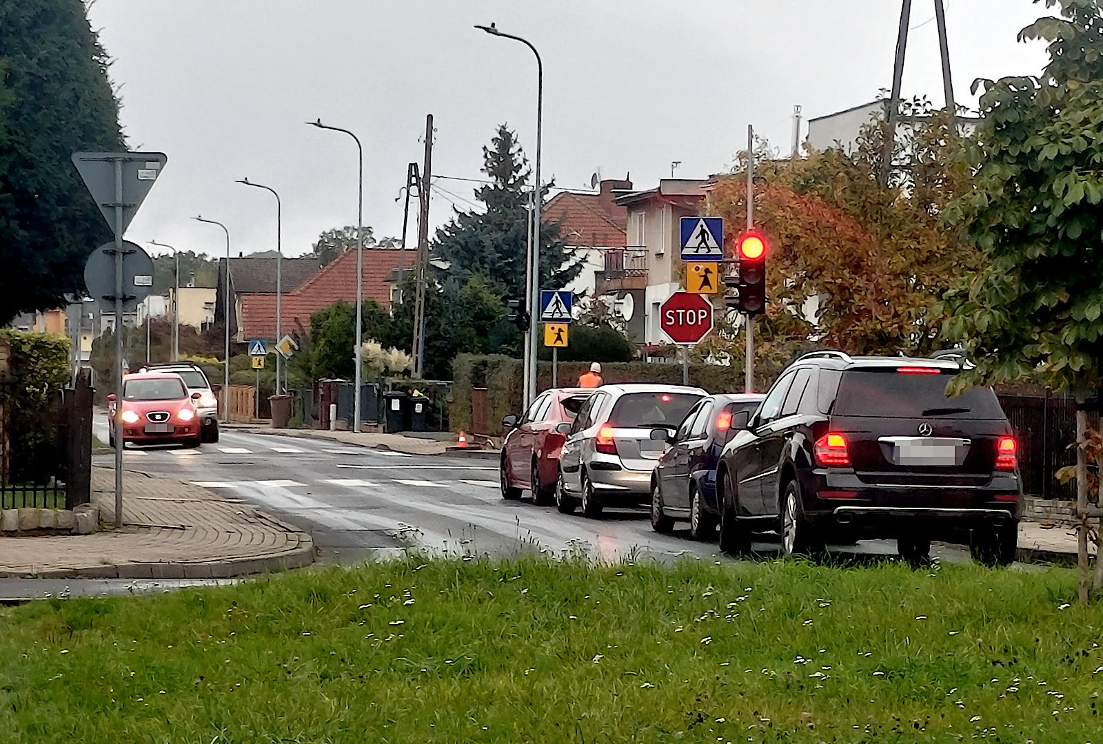 światła góralska staszica skrzyżowanie