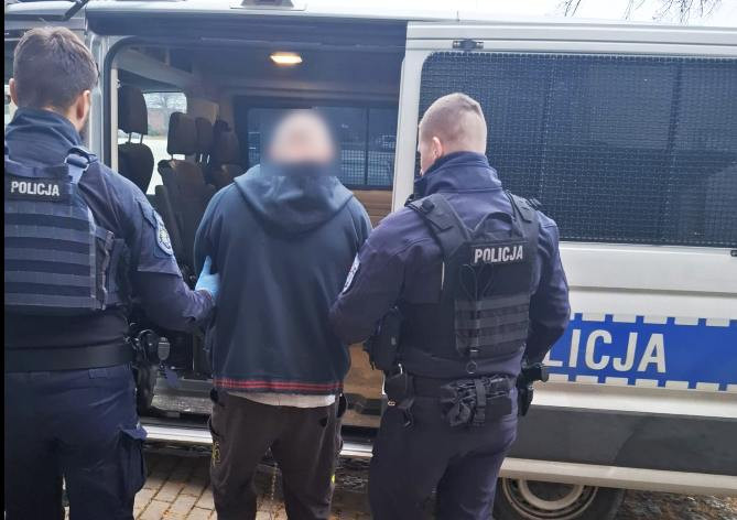 zatrzymanie kierowca potrącenie bogatynia
