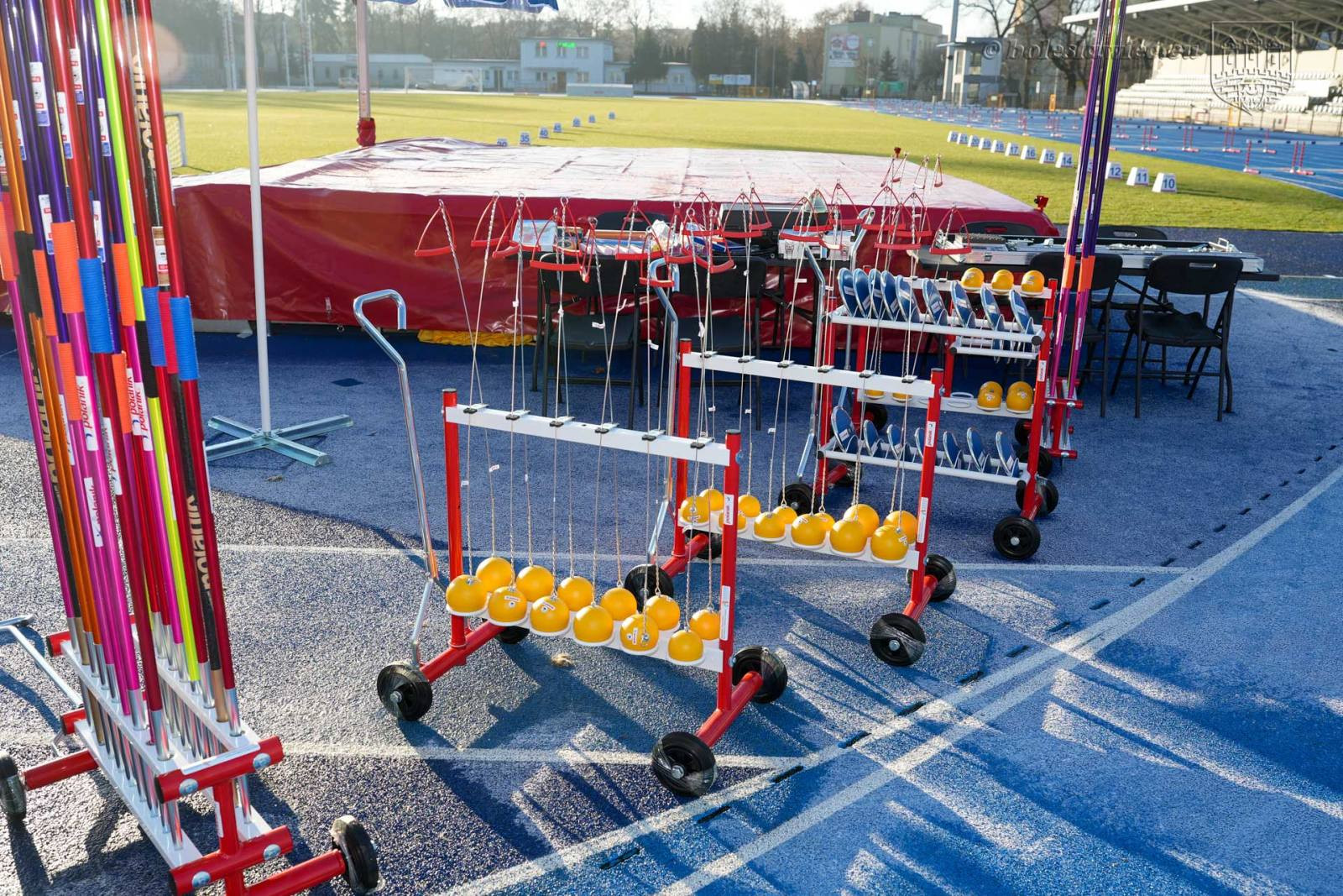athletics equipment stadium