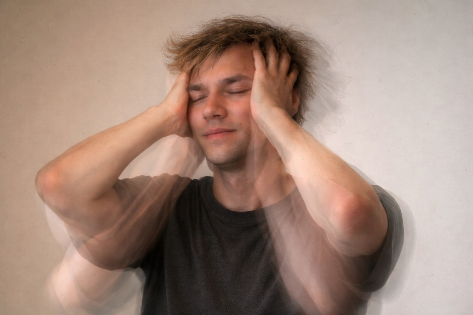 mężczyzna stres
