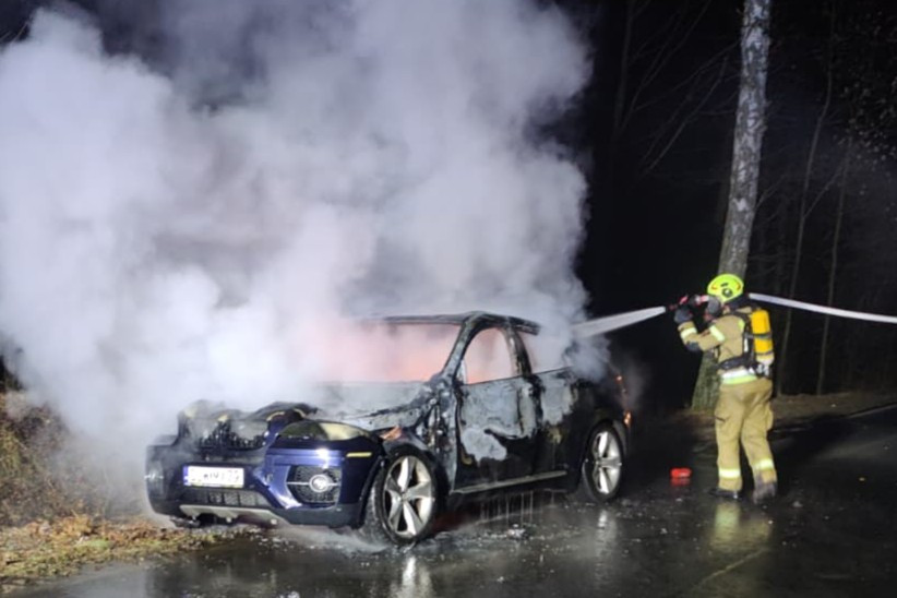 pożar bmw