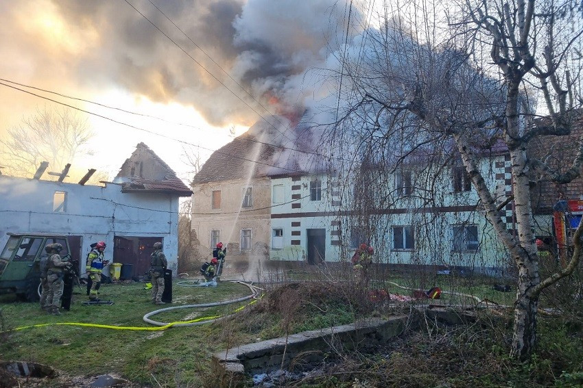 pożar