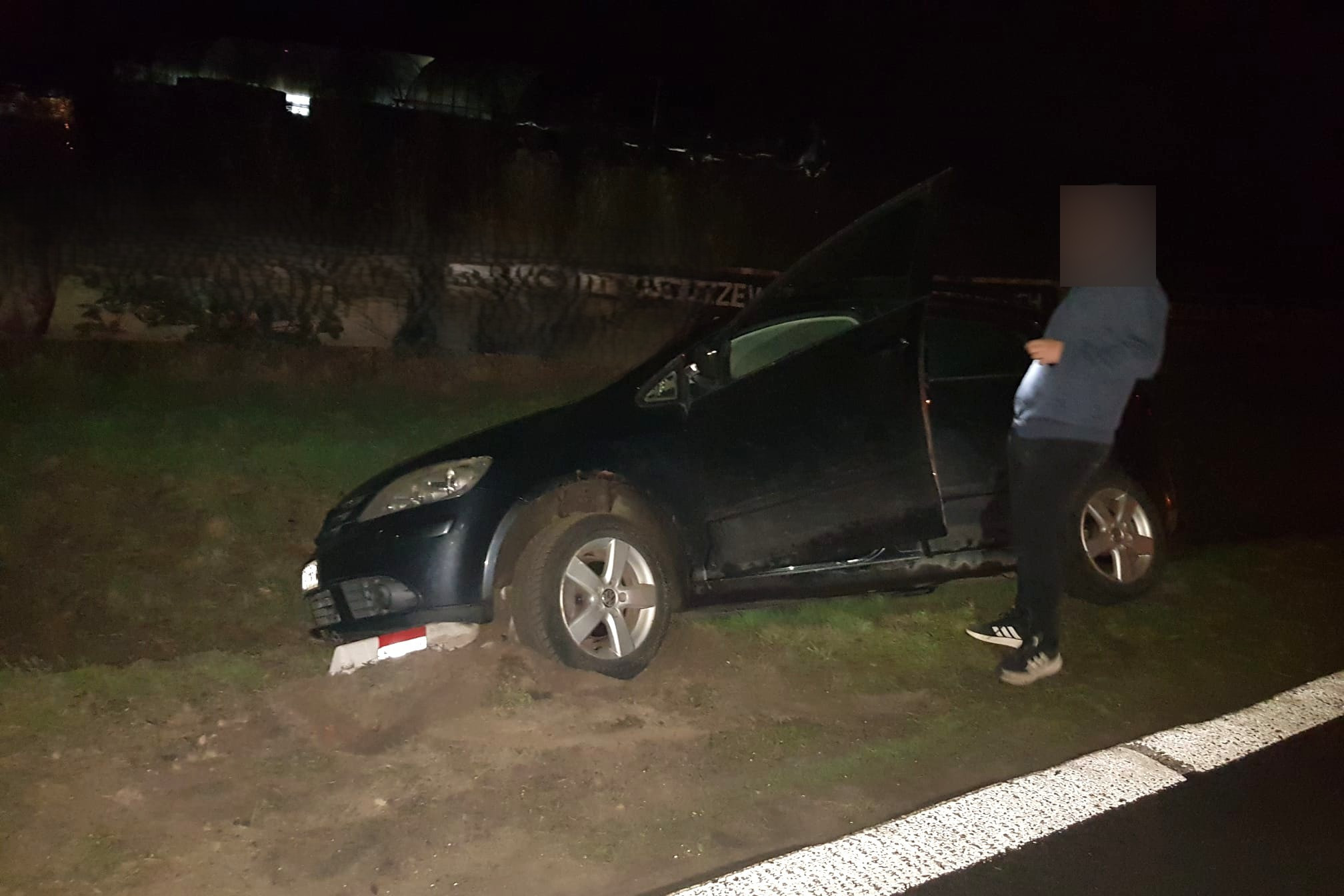 auto rów