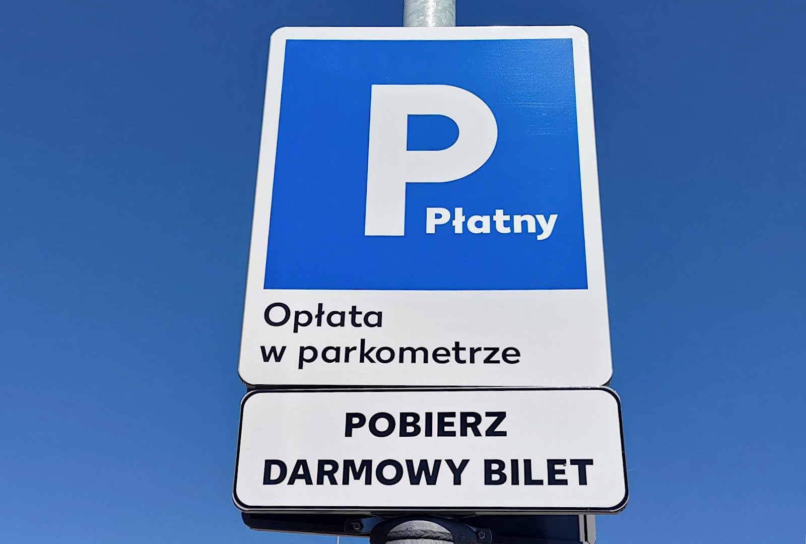 znak parking płatny