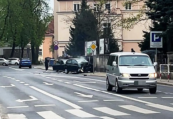 zderzenie auto grunwaldzka