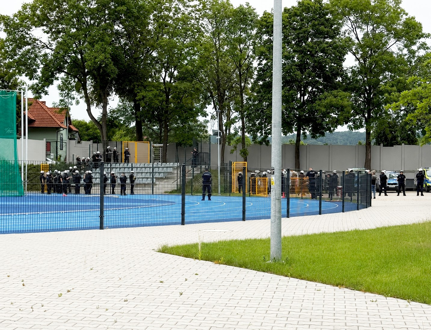 police stadium Bolesławiec exercises