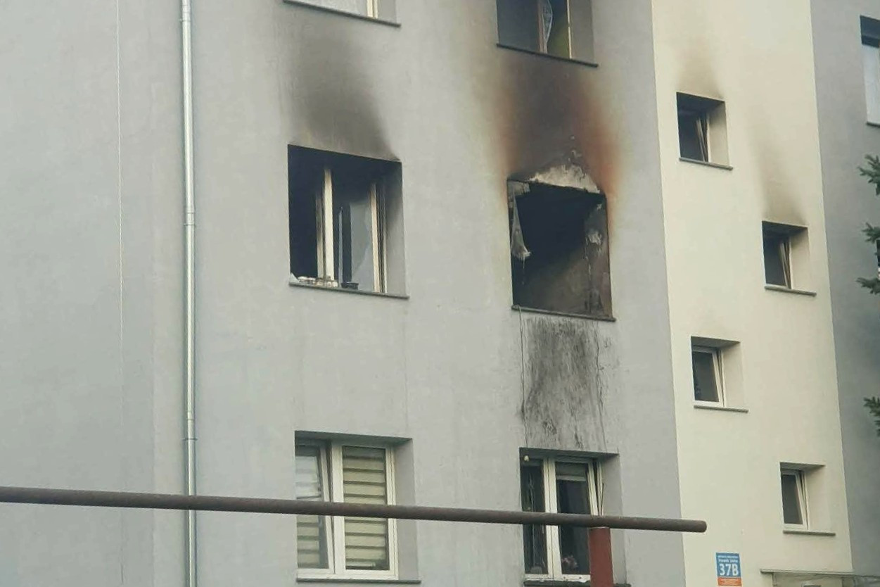 помешкання Kraśnik Dolny пожежа