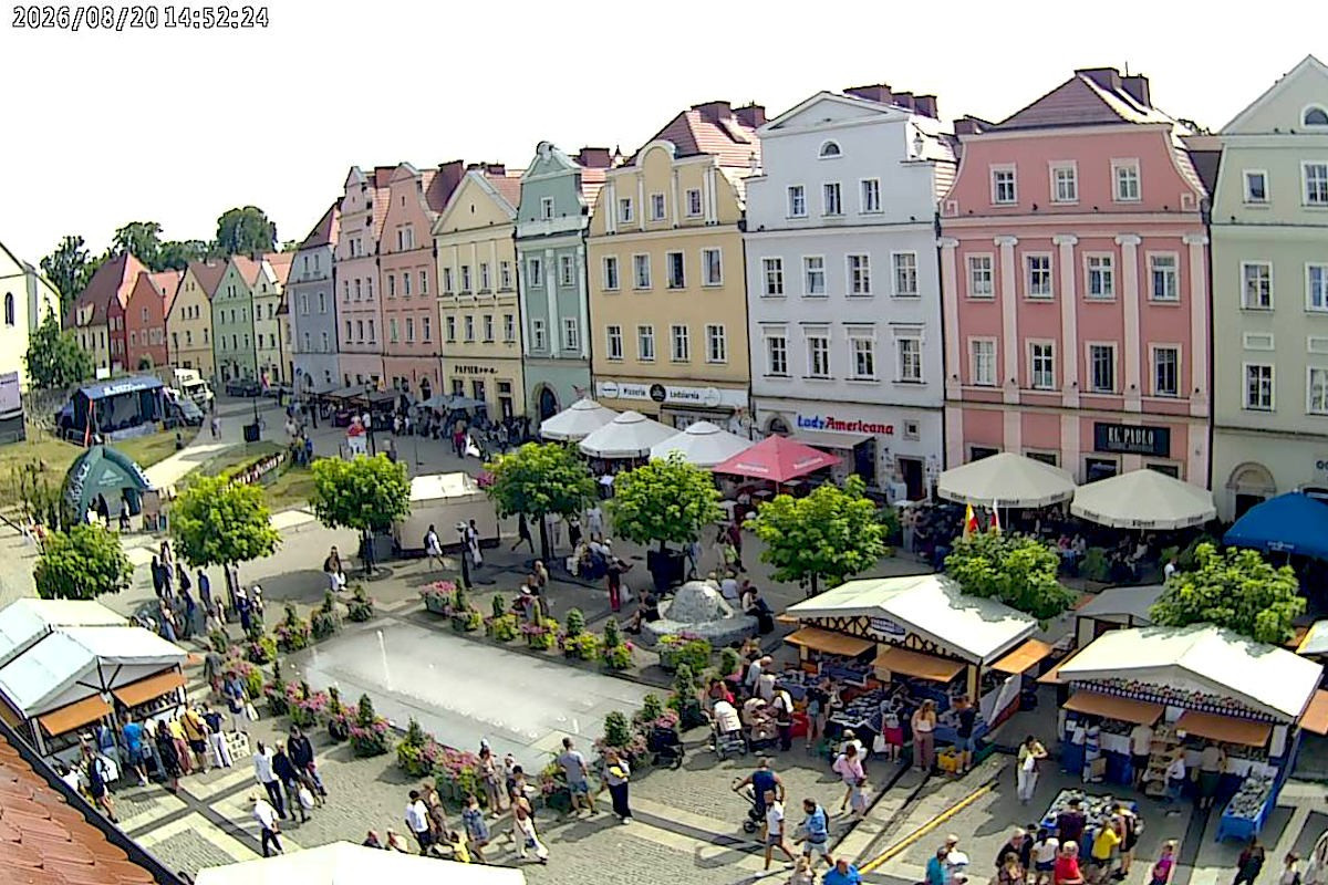 Market Square, fountain, Ceramic Festival
