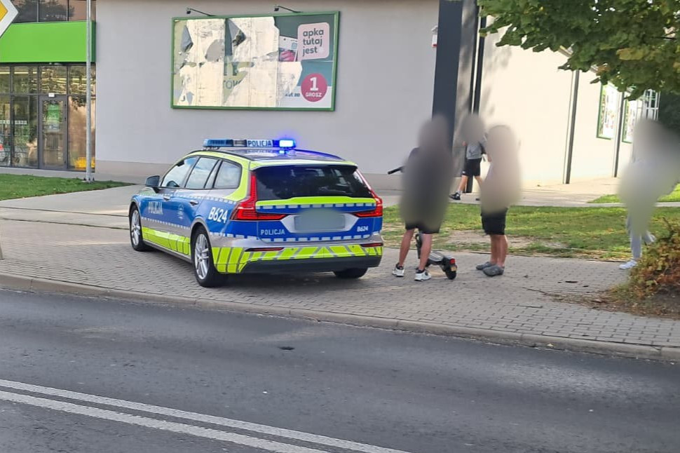 hulajnoga policja