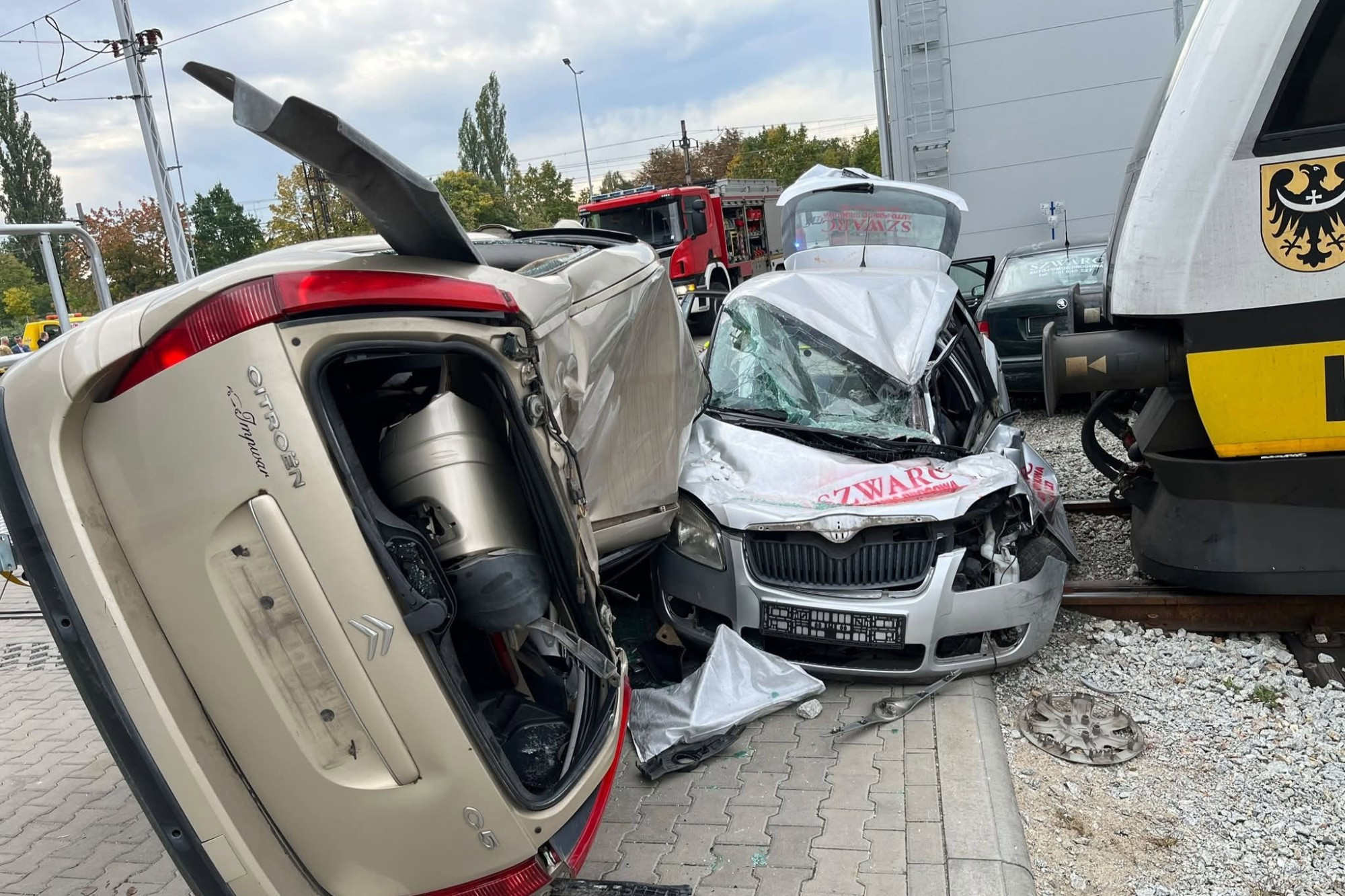 auto pociąg