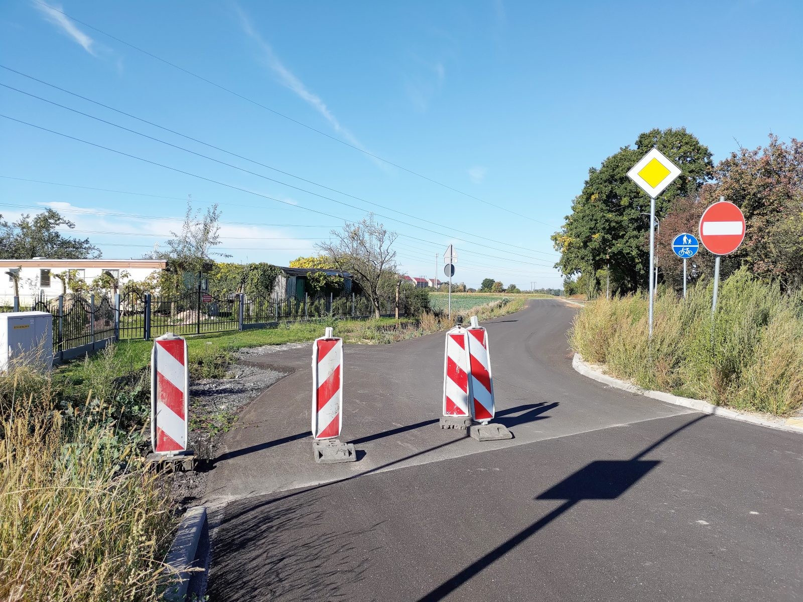 Nowa droga z Łazisk do Kruszyna