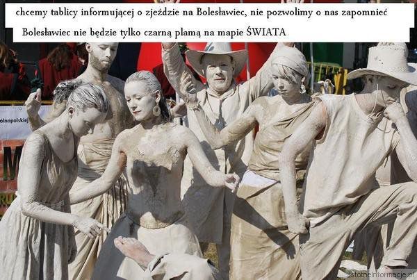 Glinoludy protestują