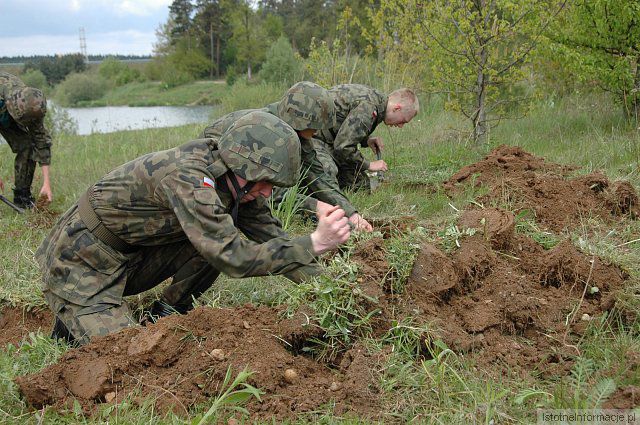 Szkolenie klasy licealnej z Rakowic o wojskowym profilu nauczani