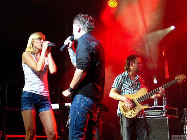 Asia Iwanowska i Andrzej Janusz z zespołu Sumptuastic