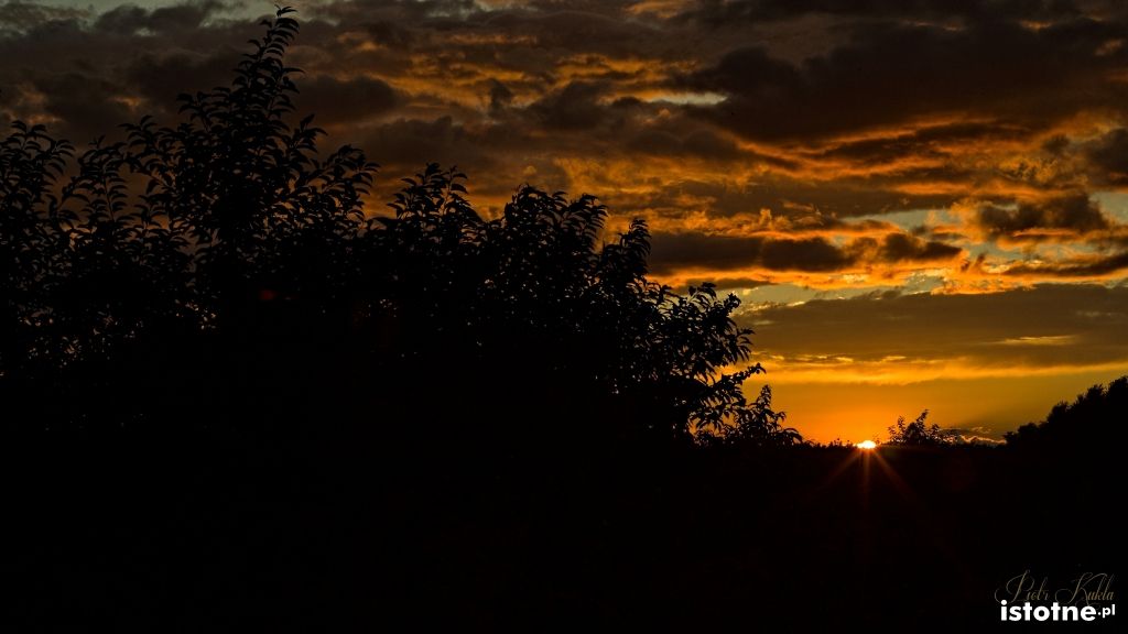 Zachód słońca 19.08.2014