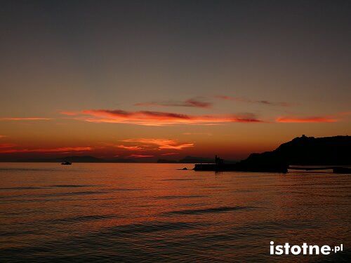 zachód słońca