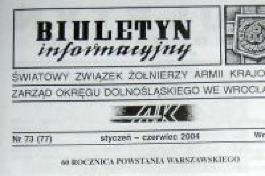 biuletyn armia krajowa ak